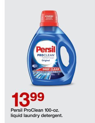 Target Persil proclean 100-oz. liquid laundry detergent offer
