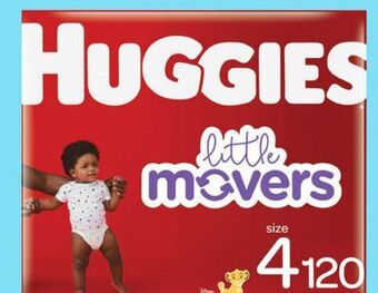 Target Huggies little movers 120-ct. diapers offer