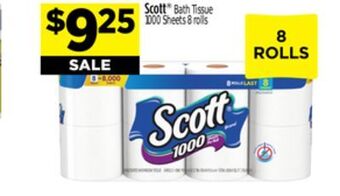 Dollar General Scott® bath tissue offer