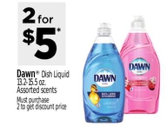 Dollar General Dawn® dish liquid offer