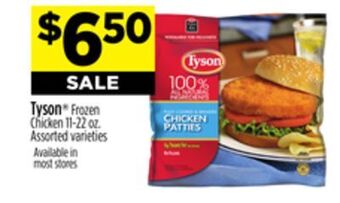 Dollar General Tyson® frozen chicken offer