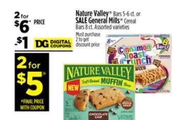 Dollar General Nature valley® or general mills® offer