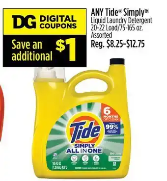Dollar General Any tide® simply™ offer