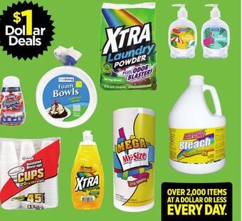 Dollar General Assorted cleaning products offer
