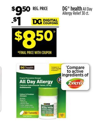 Dollar General Dg® health offer