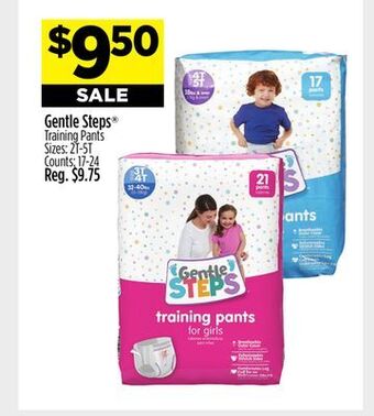 Dollar General Gentle steps® training pants offer
