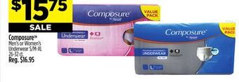 Dollar General Composure men's or women's underwear offer