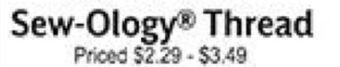 Hobby Lobby Sew-ology® thread offer