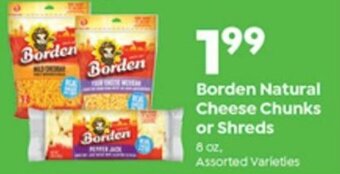 Save a Lot Borden Natural Cheese Chunks Or Shreds offer