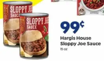 Save a Lot Hargis House Sloppy Joe Sauce 15 oz offer