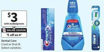Walgreens Dental Care offer