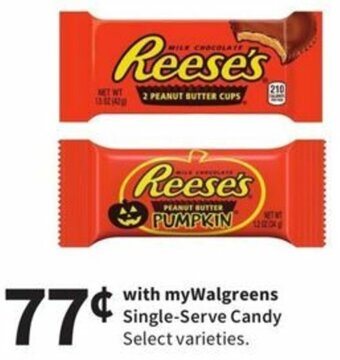 Walgreens Reese's Single-Serve Candy offer