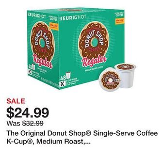 Office Depot The original donut shop® single-serve coffee k-cup®, medium roast, carton of 48 offer