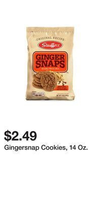 Big Lots Gingersnap cookies, 14 oz. offer