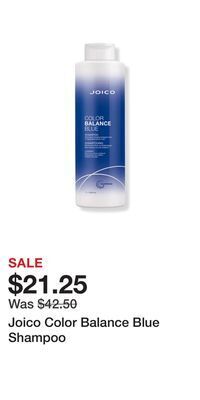 Ulta Beauty Joico color balance blue shampoo offer
