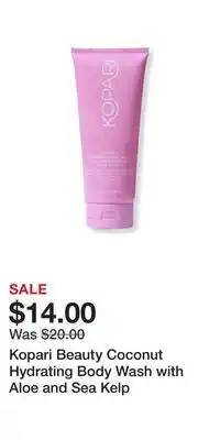 Ulta Beauty Kopari beauty coconut hydrating body wash with aloe and sea kelp offer