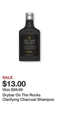 Ulta Beauty Drybar on the rocks clarifying charcoal shampoo offer