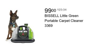 Walmart BISSELL Little Green Portable Carpet Cleaner 3369 offer