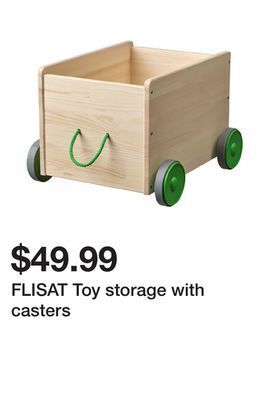 Ikea Flisat toy storage with casters offer