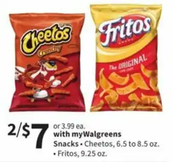 Walgreens Cheetos, Fritos offer