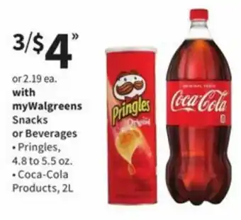 Walgreens Pringles, Coca-Cola offer