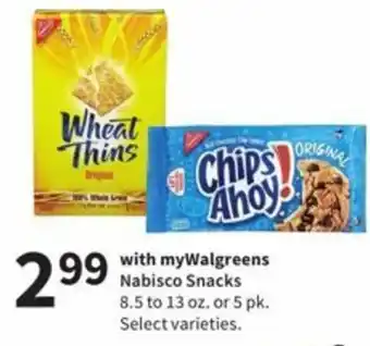 Walgreens Nabisco Snacks offer