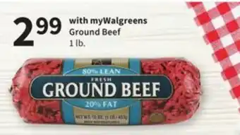 Walgreens Ground Beef offer