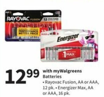 Walgreens Batteries offer