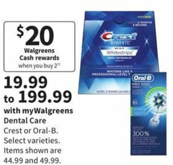 Walgreens Dental Care offer