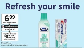 Walgreens Dental Care offer