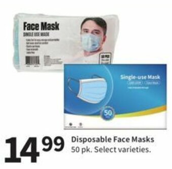 Walgreens Disposable Face Masks offer