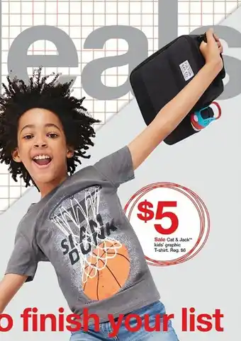Target Cat& Jeck Kids' Graphic T-Shirt offer