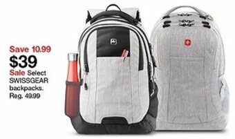 Target Swissgear Backpacks offer