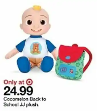 Target Cocomelon Back To School JJ Plush offer