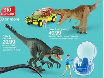 Target Jurassic World Scorpious Res Gyrospher & Kenji offer