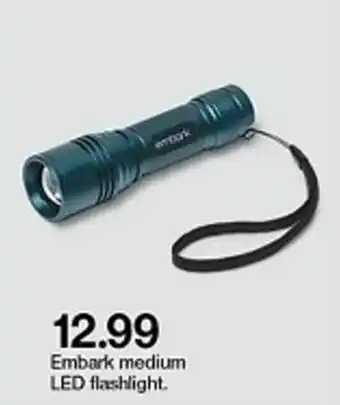 Target Embark Medium LED Flashligt offer