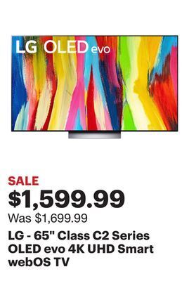 Best Buy Lg - 65 class c2 series oled evo 4k uhd smart webos tv offer