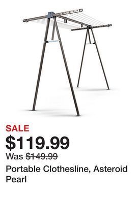 Tractor Supply Company Portable clothesline, asteroid pearl offer