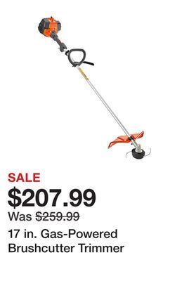 Tractor Supply Company 17 in. gas-powered brushcutter trimmer offer