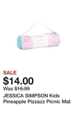 Marshalls Jessica simpson kids pineapple pizzazz picnic mat offer