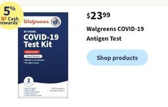 Walgreens Walgreens covid-19 antigen test offer