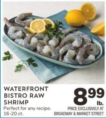 Albertsons WATERFRONT BISTRO RAW SHRIMP 16-20 ct. offer