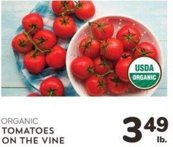 Albertsons ORGANIC TOMATOES ON THE VINE offer