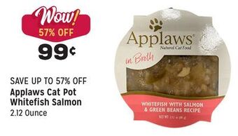 Grocery Outlet Cat pot whitefish salmon offer