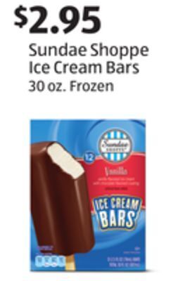 Aldi Sundae shoppe ice cream bars offer