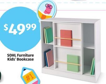 Aldi Sohl furniture kids' bookcase offer