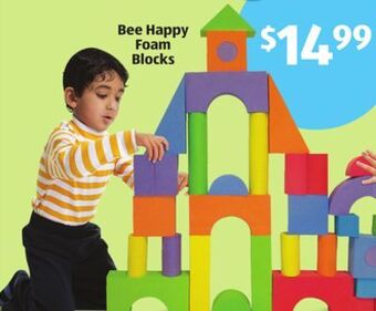 Aldi Bee happy foam blocks offer