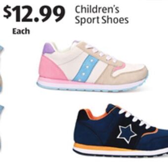 Aldi Children's sport shoes offer