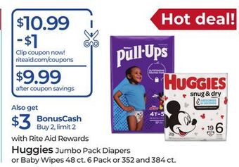 Rite Aid Huggies offer