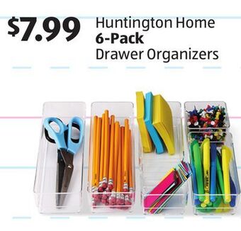 Aldi Huntington home 6-pack drawer organizers offer